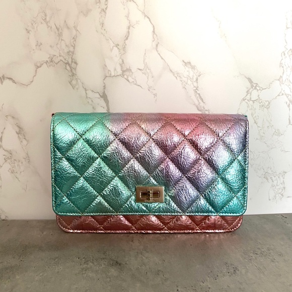 Chanel rainbow reissue wallet on chain - Picture 1 of 16